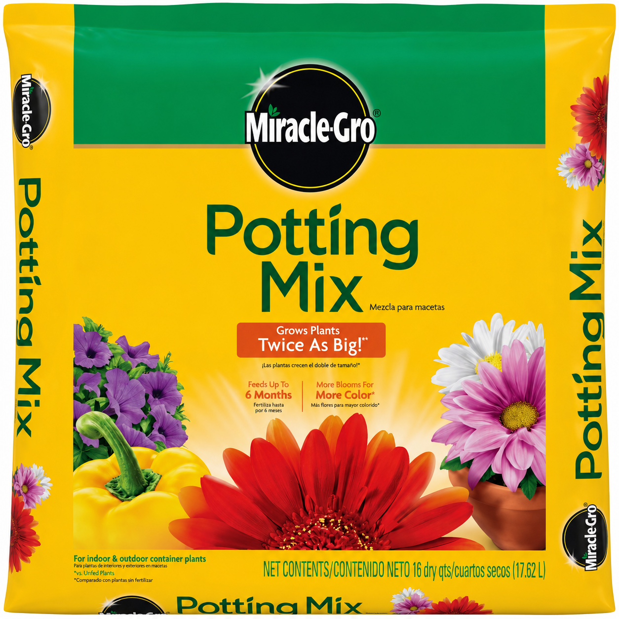 can you grow vegetables in miracle gro potting mix Miracle-Gro Potting Mix 16-Quart – Garden Aura