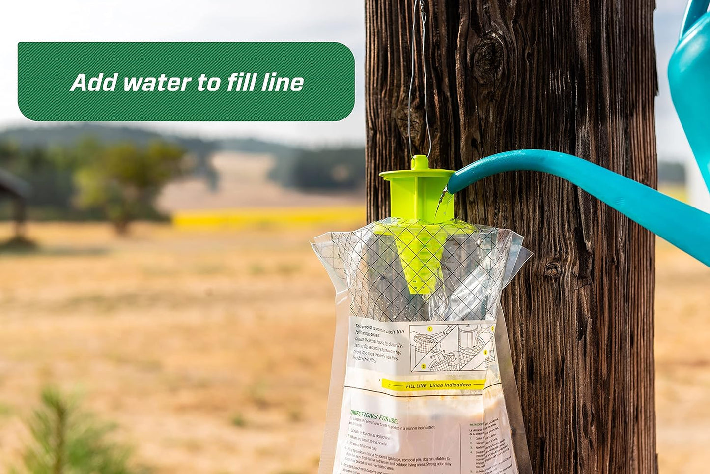 RESCUE Big Bag Fly Trap Disposable Outdoor Use 3 Traps