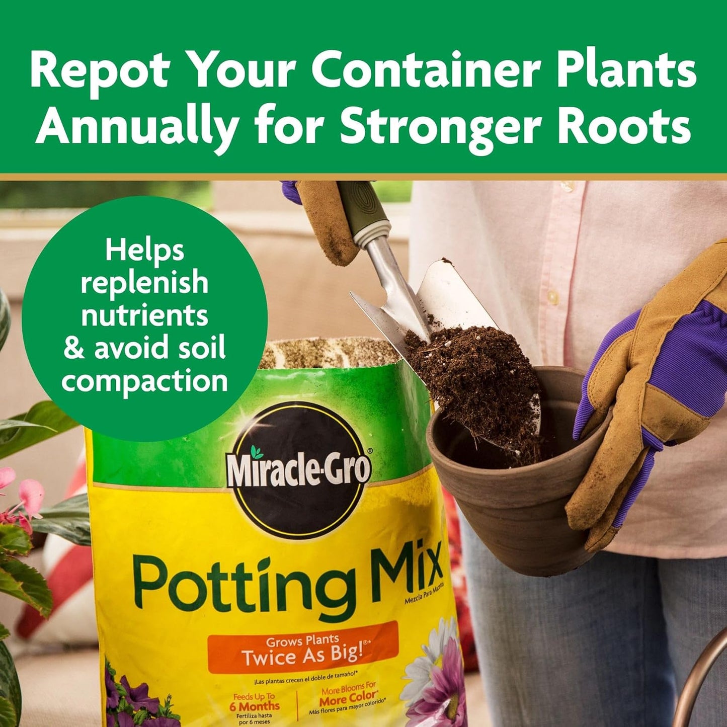 Miracle-Gro Potting Mix 16-Quart