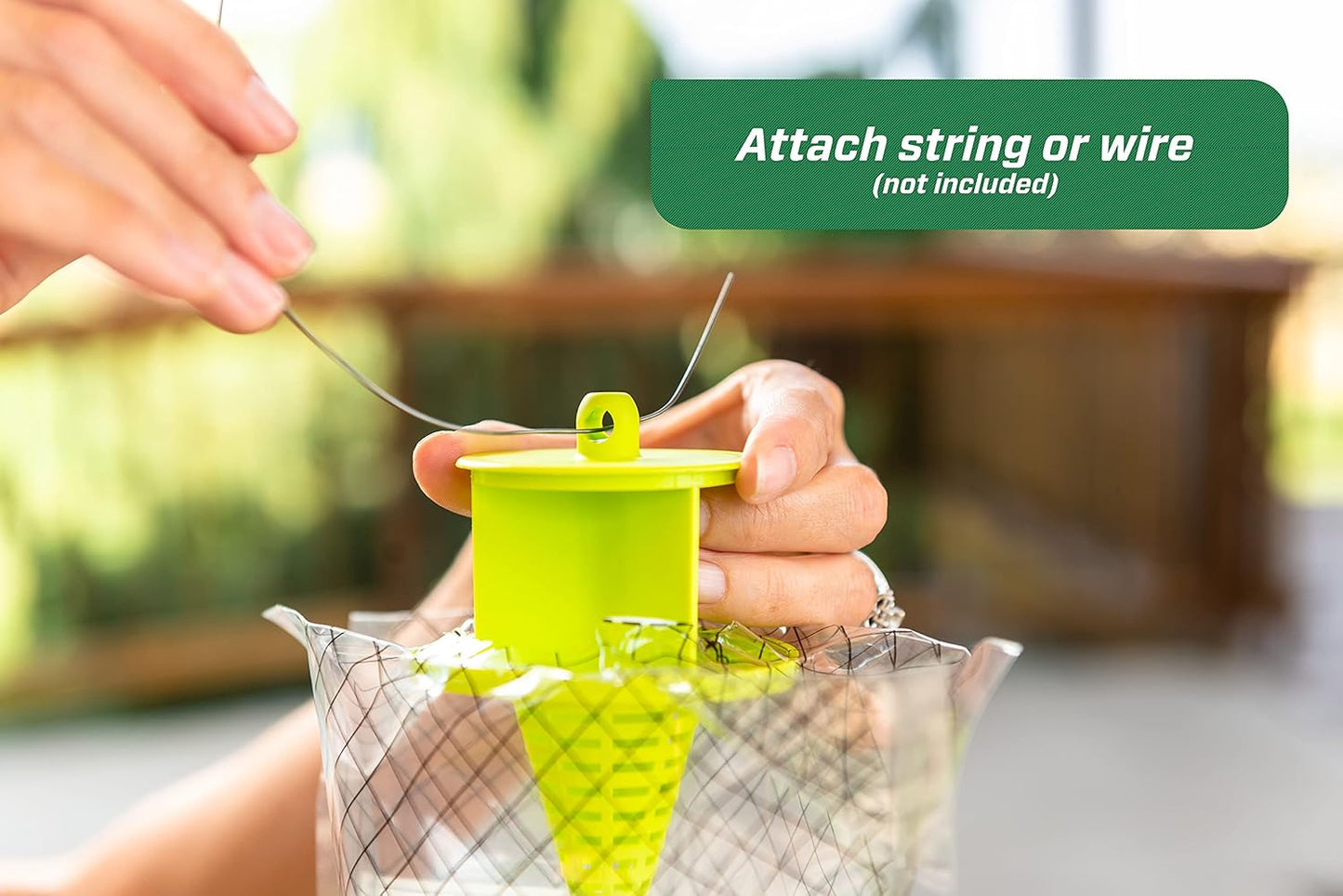 RESCUE Big Bag Fly Trap Disposable Outdoor Use 3 Traps