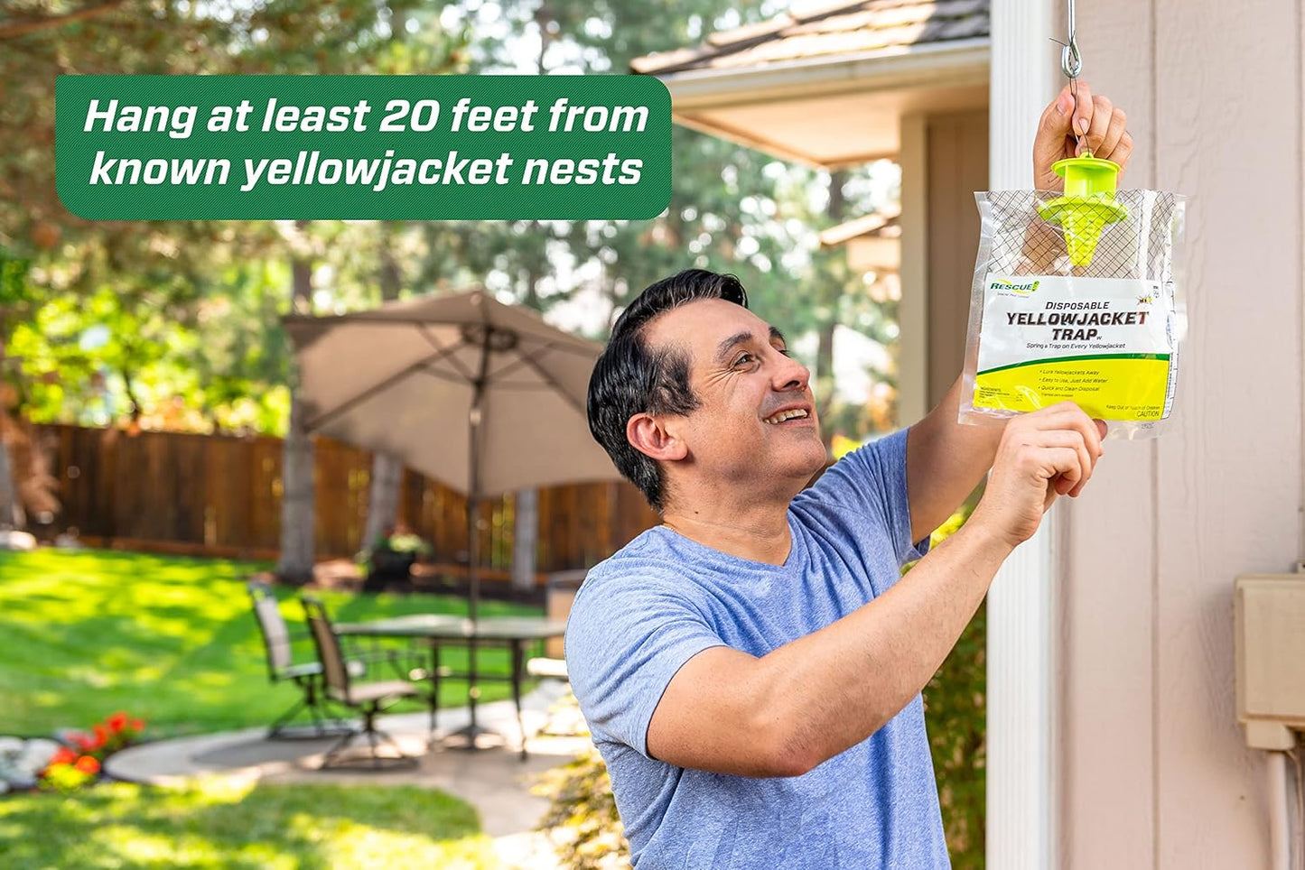Rescue Disposable Yellow Jacket Trap West of the Rockies (2 PACK)